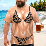 Custom Funny T-shirt - Personalized Halloween Costume Summer Vacation And Travel Gifts For Husband, Son, Grandson, Yourself - Gorgeous Beach Body