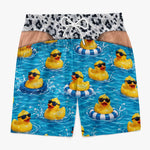 Custom Funny Underwear Illusion Men's Gifts - Personalized Beach Shorts
