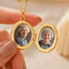 Custom Photo Butterfly Locket - Personalized  Memorial Sympathy Gifts For Loss Of Mom, Dad - Forever In Our Hearts