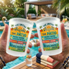Custom Patio Party Cups - Personalized Summer Vacation And Travel Gifts For Mom, Dad, Brother, Sister - Gather Laugh Repeat