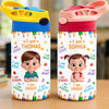 Custom Kids Backpack & Water Bottle Set - Personalized Back To School Gifts For Kids - New Season New Smiles