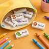 Custom Kids White Eraser - Personalized Back To School Gifts For Kids - Wild About Learning