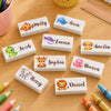 Custom Kids White Eraser - Personalized Back To School Gifts For Kids - Wild About Learning