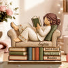 Custom 2-Layered Wooden Plaque - Personalized  Bookish Gifts For Book Lovers, Bookworms, Readers -  
Quiet Moments With Great Books