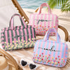 Custom Foldable Toiletry Bag - Personalized Birthday Gifts For Wife, Daughter, Besties, Sisters, Granddaughter, Grandma, Mom, Yourself - Confidence Looks Good