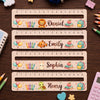 Custom Kids Wooden Ruler - Personalized Back To School Gifts For Kids - Wild About Fun