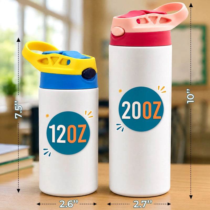 Custom Kids Backpack & Water Bottle Set - Personalized Back To School Gifts For Kids - Ready For What’s Next