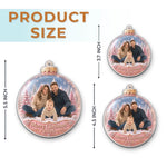 Custom Photo Acrylic Ornament - Personalized Christmas Baby Shower, Gender Reveal Gifts For New Moms, New Dads, New Parents - Love That Sparkles Forever