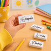 Custom Kids White Eraser - Personalized Back To School Gifts For Kids - Dream Big Every Day