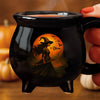 Custom Witch Cauldron Coffee Mug - Personalized Halloween Witchy Gifts For Besties, Sisters, BFF, Family, Yourself - Witching You A Wicked Brew