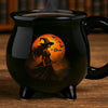 Custom Witch Cauldron Coffee Mug - Personalized Halloween Witchy Gifts For Besties, Sisters, BFF, Family, Yourself - Brewing Up A Wicked Spell