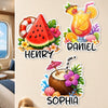 Custom Magnetic Sheet - Personalized Summer Vacation And Travel Gifts For Mom, Dad, Brother, Sister - Sweet Times Together