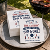 Custom Cocktail Napkins - Personalized Party Favor Gifts For Guests, Adults - Fired Up For Family