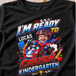 Custom Photo Youth T-shirt - Personalized Back To School Gifts For Kids - Road To Fun
