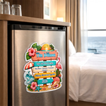 Custom Cruise Ship Door Magnet - Personalized Summer Vacation And Travel Gifts For Mom, Dad, Brother, Sister - Life Is Better On Cruise Mode