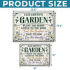 Custom Home Decor Metal Sign - Personalized  Birthday Garden Gifts For Gardeners - Planting Smiles, Growing Happiness