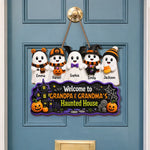 Custom Boo Wood Sign -  Personalized Halloween Decor Birthday Gifts For Mom, Dad, Brother, Sister, Kids - Cuteness in Every Boo