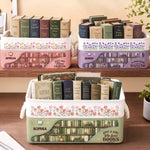 Custom Storage Basket - Personalized Bookish Gifts For Book Lovers, Bookworms, Readers - Find Your Story Here
