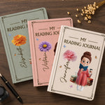 Custom Reading Journal - Personalized Bookish Gifts For Book Lovers, Bookworms, Readers - Books Are My Escape