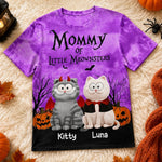 Custom T-shirt - Personalized Halloween Costume Birthday Gifts For Dog Cat Lovers, Dog Dad And Mom, Cat Owners - Paws Love Pumpkin Spice