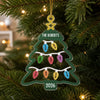 A Family's Love Is A Gift That Keeps On Giving - Family Personalized Custom Ornament - Acrylic Custom Shaped - Christmas Gift For Family Members