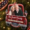 Custom Photo Acrylic Ornament - Personalized America 250th Anniversary Christmas Gifts For Mom, Dad, Brother, Sister - Stars Stripes And Christmas