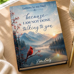 Custom Hardcover Journal - Personalized  Memorial Sympathy Gifts For Dad - Forever Remembered Always Loved