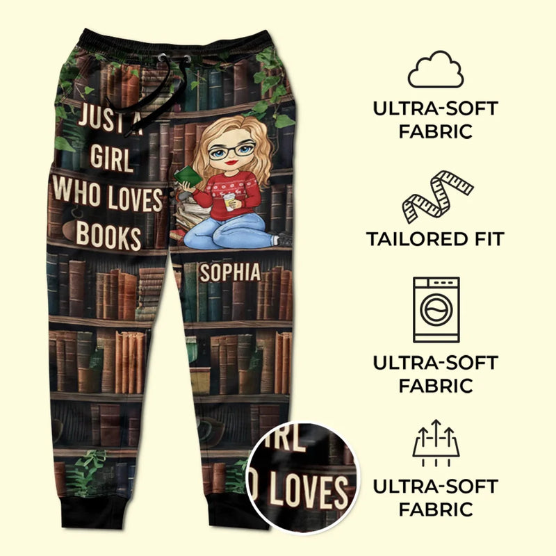 Lost In The Pages, Found In The Story - Personalized Custom Unisex Sweatpants - Christmas Gift For Book Lovers