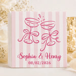 Custom Cocktail Napkins - Personalized Wedding Party Favor Gifts For Guests, Adults - A Lifetime Starts Today