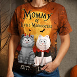 Custom Pumpkin T-shirt - Personalized Halloween Costume Birthday Gifts For Cat Lovers, Cat Mom And Dad - Pumpkin Purr Patrol