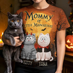 Custom Pumpkin T-shirt - Personalized Halloween Costume Birthday Gifts For Cat Lovers, Cat Mom And Dad - Pumpkin Purr Patrol