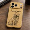Custom Photo Leather Phone Case - Personalized Father's Day Birthday Gifts For Dog Cat Lovers, Dog Dad And Mom, Cat Owners - Best Pet Dad Ever