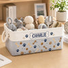 Custom Storage Basket - Personalized  Birthday Gifts For Dog Lovers, Dog Dad And Mom - My Best Friend Has Paws