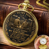 Custom Pocket Watch - Personalized Birthday Gifts For Son - My Little Boy My Friend