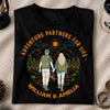 Custom Hiking T-shirt, Premium T-shirt, Hoodie - Personalized Birthday Camping Gifts For Campers, Husband And Wife, Him And Her - Adventure Partners For Life
