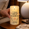 Custom LED Candle - Personalized Anniversary Wedding Gifts For Husband And Wife, Him And Her - Sweetest Anniversary Light