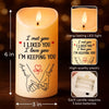 Custom LED Candle - Personalized Anniversary Wedding Gifts For Husband And Wife, Him And Her - Sweetest Anniversary Light