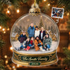 Custom Photo Acrylic Ornament - Personalized Christmas Birthday Gifts For Mom, Dad, Brother, Sister - Christmas With My Loved Ones