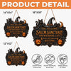 Custom Wood Sign -  Personalized Halloween Decor Birthday Gifts For Mom, Dad, Brother, Sister, Kids - Spooky Memories Together