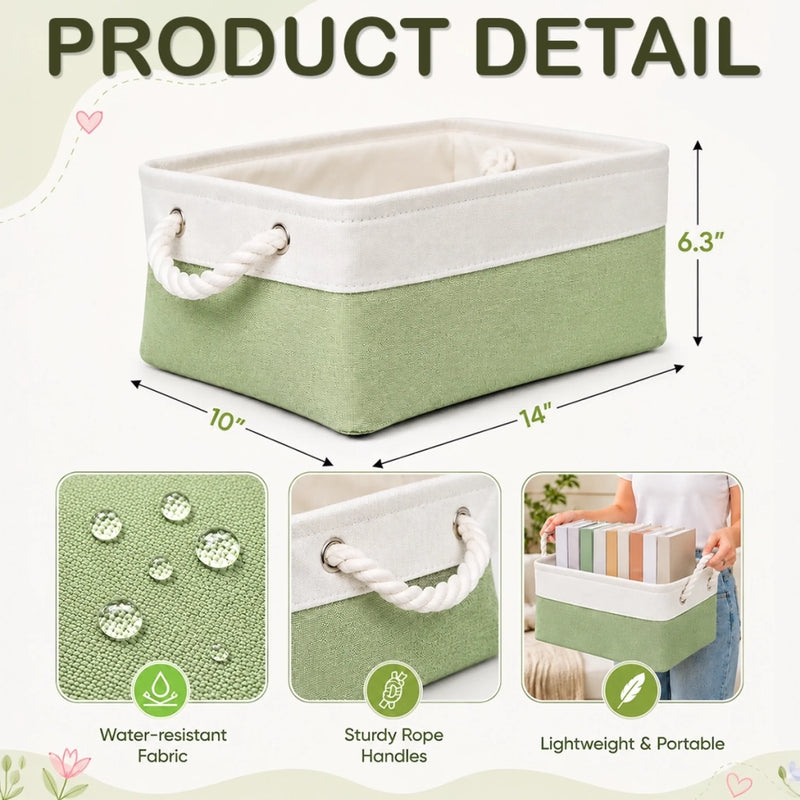 Custom Storage Basket - Personalized Birthday Gifts For Mom, Grandma - Blooming With Family Love