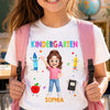 Custom Youth T-shirt - Personalized Back To School Gift For Kids - Ready For New Adventures
