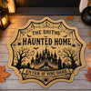 Custom Shaped Doormat - Personalized Halloween Decor Birthday Gifts For Mom, Dad, Brother, Sister, Kids - Family Boo Crew