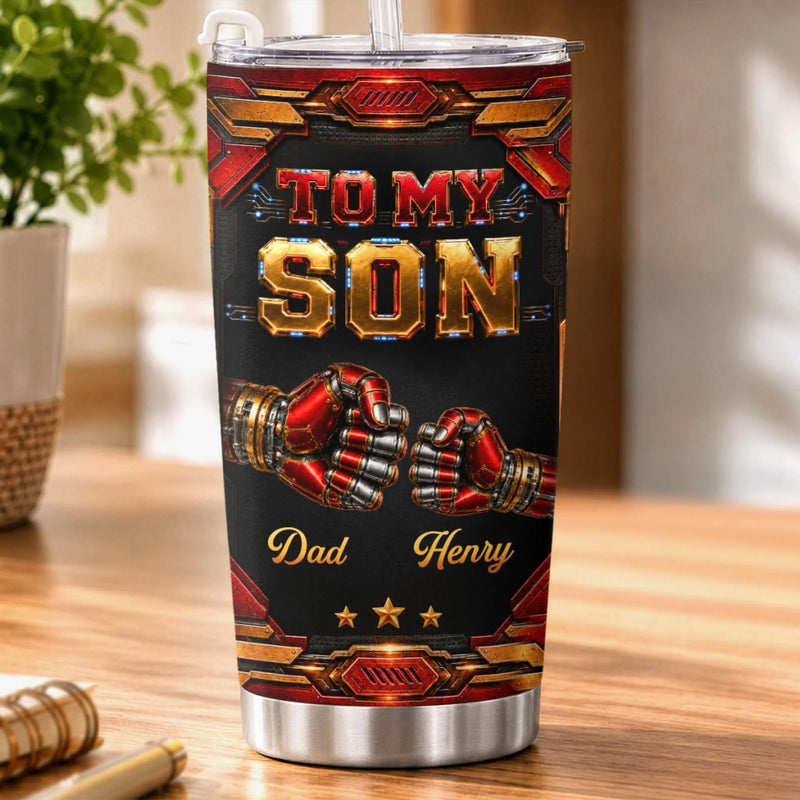 Custom Tumbler - Personalized Birthday Gifts For Son, Daughter - My World My Why