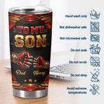 Custom Tumbler - Personalized Birthday Gifts For Son, Daughter - My World My Why