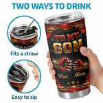 Custom Tumbler - Personalized Birthday Gifts For Son, Daughter - My World My Why