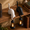 Cat Hook Bookshelf Lantern Light - Bookish Gifts For Book Lovers, Bookworms, Cat Mom And Dad - Purrfect Reading Companion