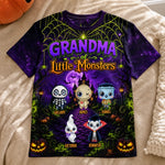 Custom Monster T-shirt - Personalized Halloween Costume Birthday Gifts For Mom, Grandma - Sweetest Monsters In Town