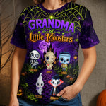 Custom Monster T-shirt - Personalized Halloween Costume Birthday Gifts For Mom, Grandma - Sweetest Monsters In Town