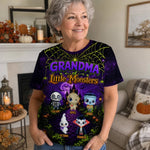 Custom Monster T-shirt - Personalized Halloween Costume Birthday Gifts For Mom, Grandma - Sweetest Monsters In Town
