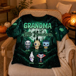 Custom Monster T-shirt - Personalized Halloween Birthday Gifts For Mom, Grandma - Mystical Halloween Family Night
